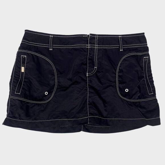 Nautica Small Black Mini Skirt 100% Nylon - Picture 1 of 8